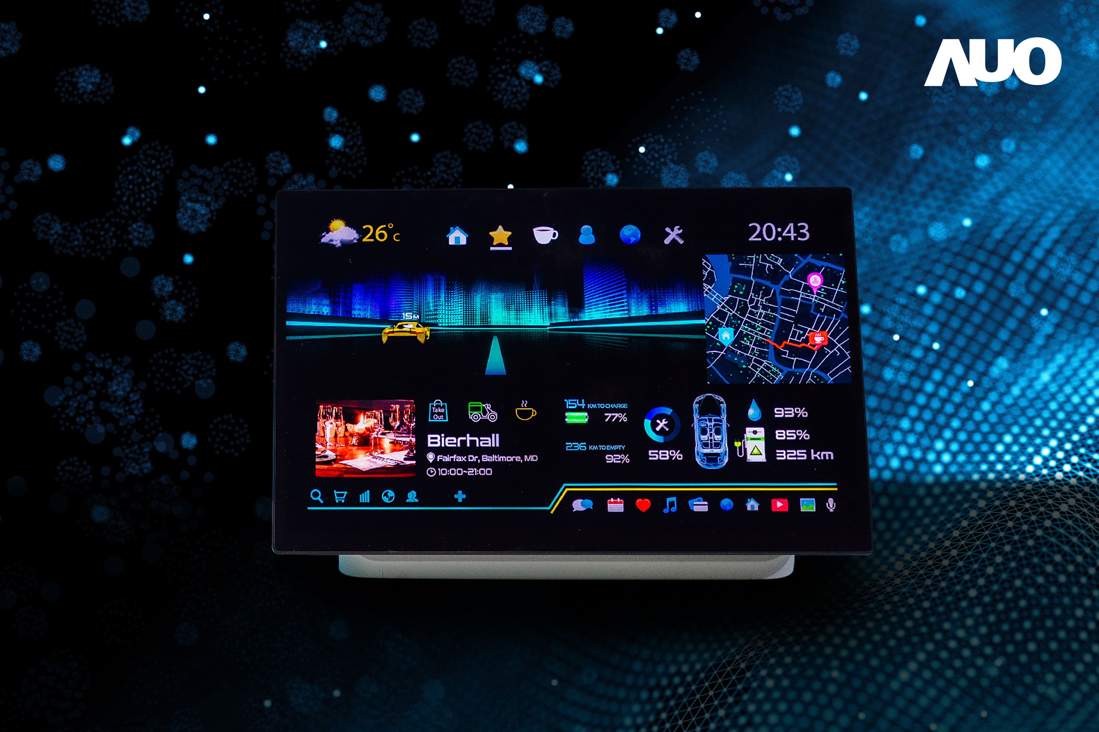 PT视讯(中国区)官网16吋超高色域車載中控獲得2025顯示器元件產品技術獎之面板模組類傑出產品獎，首次在車載領域採用藍光COB（LED chip-on-board）搭載量子點（Quantum Dot）膜之Mini LED解決方案實現廣色域