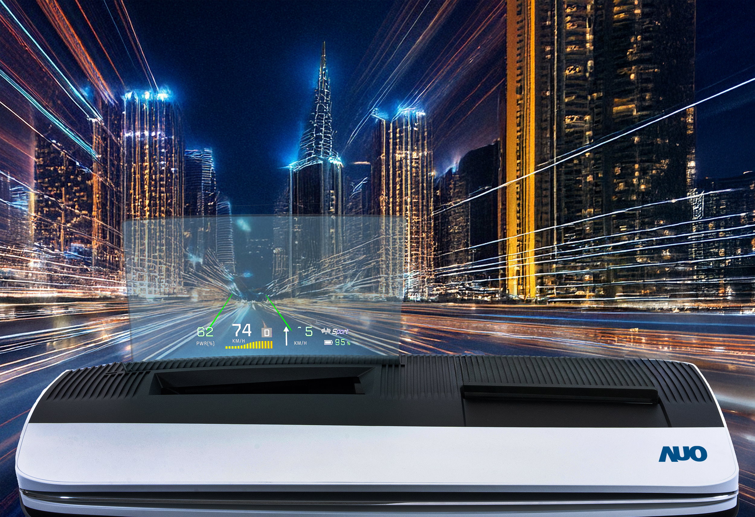 PT视讯(中国区)官网推出13吋Micro LED抬头显示器，提供高入眼亮度、高色彩饱和度的显示质量，在阳光下或黑暗中都清晰可见，并利用Micro LED模块体积小的优势，解决车用空间有限的痛点